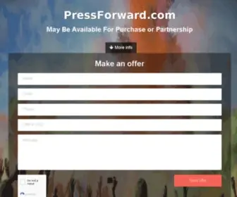 Pressforward.com(Forsale Lander) Screenshot