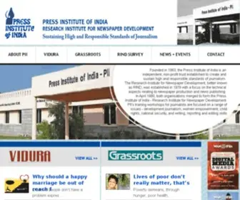 Pressinstitute.in(Press Institute of India) Screenshot