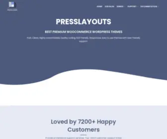 Presslayouts.com(Presslayouts) Screenshot