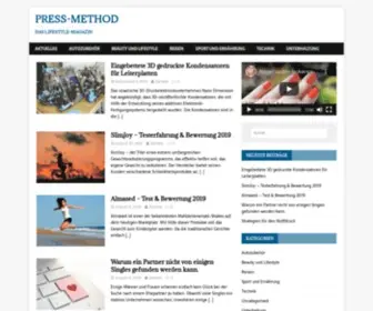 Pressmethod.com(Das Lifestyle) Screenshot