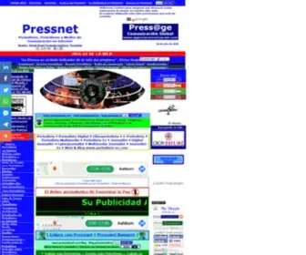Pressnetweb.com(Periodistas, Periodismo y Medios de Comunicaci髇 en Internet) Screenshot