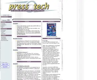 Pressotech.com(Le Guide de la presse informatique/NTIC francophone) Screenshot