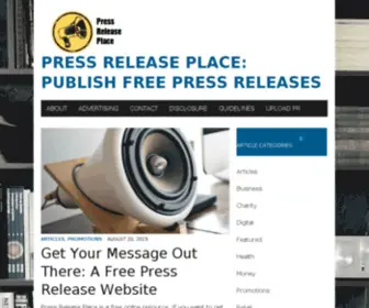 Pressreleaseplace.co.uk(Press Release Place) Screenshot