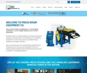 Pressroomequipment.com(Press Room Equipment) Screenshot