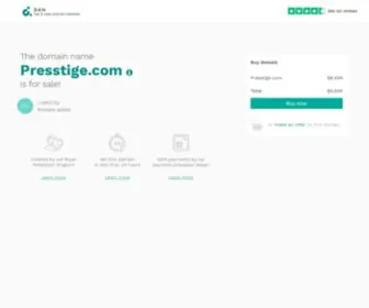 Presstige.com(Printing) Screenshot