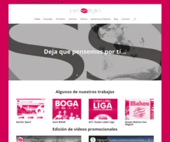 Presstigio.com(Comunicación) Screenshot