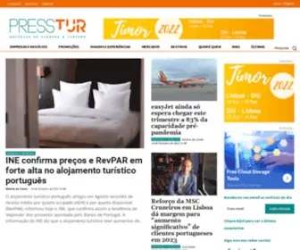 Presstur.com(Agência de notícias de viagens e turismo) Screenshot