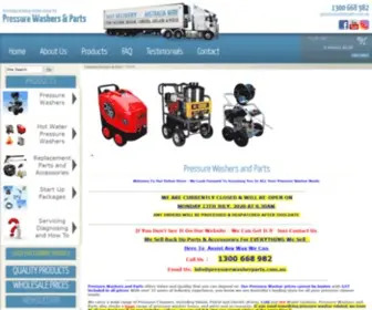 Pressurewasherparts.com.au(Pressure Washers) Screenshot