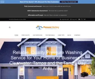 Pressurewashingclearwater.com(Introduction of Pressure Washing & Window Cleaning Services in Clearwater) Screenshot