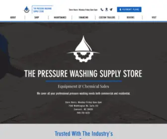 PressurewashingsupplyStore.com(Pressure Washing Supply Store) Screenshot