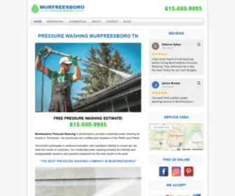 Pressurewashmurfreesboro.com(Pressure Washing Murfreesboro TN) Screenshot