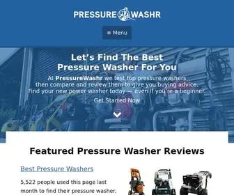 Pressurewashr.com(Let’s find the best pressure washer for you (today)) Screenshot