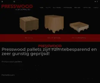Presswood.nl(Presswood pallets) Screenshot