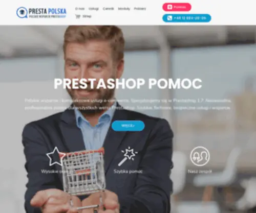 Presta-Polska.pl(Prestashop polska pomoc. Integracje) Screenshot