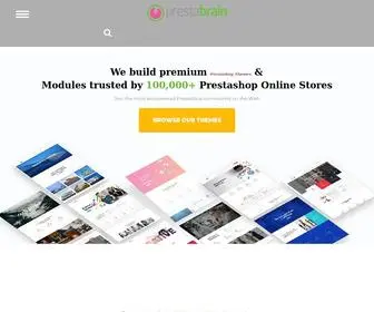 Prestabrain.com(Professional Prestashop Themes) Screenshot