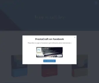 Prestacraft.com(Free tutorials for PrestaShop users and developers) Screenshot