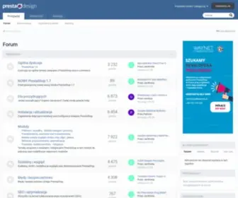 Prestadesign.pl(Polskie forum PrestaShop) Screenshot