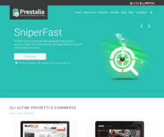 Prestalia.it(Agenzia ecommerce Certificata Prestashop) Screenshot