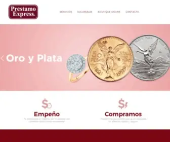 Prestamoexpress.com.mx(Préstamo Express) Screenshot