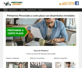 Prestamoexpresscr.com(Prestamoexpresscr) Screenshot