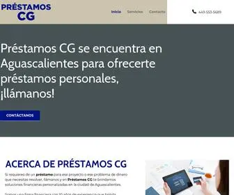 Prestamoscg.com(Préstamos) Screenshot