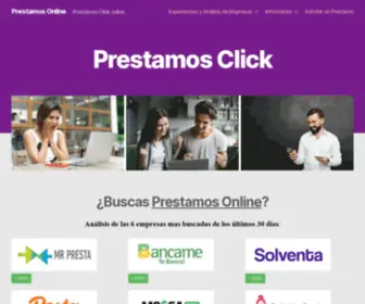 Prestamos.click(Prestamos Online) Screenshot