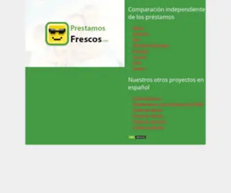 Prestamosfrescos.com(Comparación) Screenshot