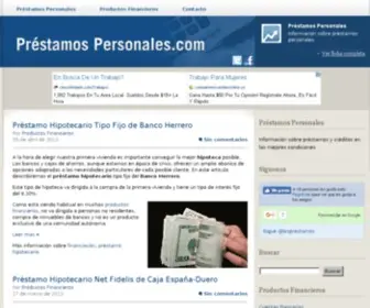 Prestamospersonales.com(Préstamos) Screenshot
