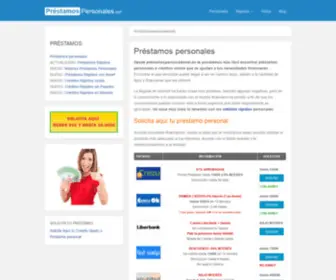 Prestamospersonalesnet.es(Préstamos) Screenshot
