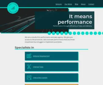 Prestanda.co.uk(It means performance) Screenshot