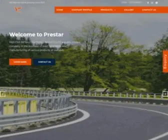 Prestarinfra.in(Prestar Color Coated Roof Sheets) Screenshot