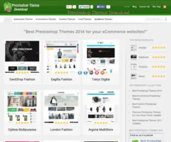 Prestashopthemedownload.com(Prestashop Themes Download) Screenshot