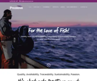 Presteve.com(Presteve Foods) Screenshot