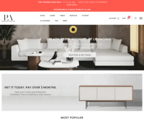 Prestige-Affairs.com(Furniture Singapore) Screenshot