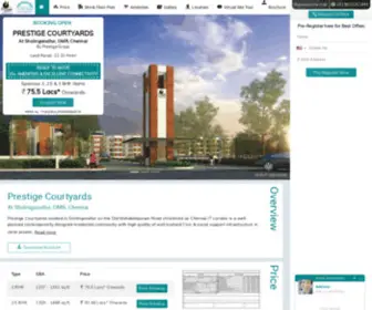 Prestige-Courtyards.com(Booking Open Prestige Courtyards At Sholinganallur) Screenshot