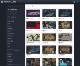 Prestige-Gaming.com(Streams, News, Video) Screenshot