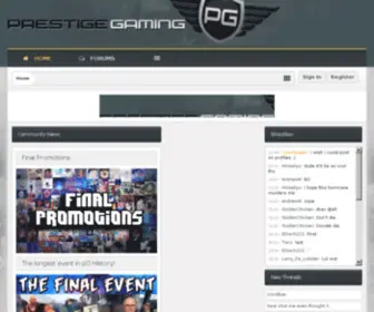 Prestige-Gaming.org(Prestige Gaming) Screenshot