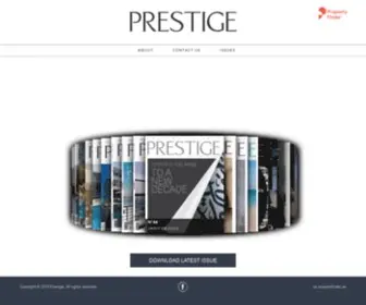 Prestige-Magazine.ae(ISSUES) Screenshot