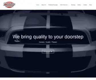 Prestigeautodetailingkc.com(Prestige Auto Detailing KC) Screenshot