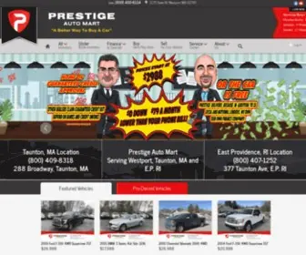 Prestigeautomartwestport.com(Used Cars in Westport MA) Screenshot