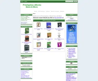 Prestigebay.com(PrestigeBay eBook Store And More) Screenshot