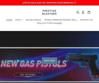 Prestigeblasters.com(Prestige Blasters) Screenshot