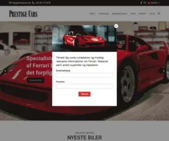 Prestigecars.dk(Prestige Cars) Screenshot