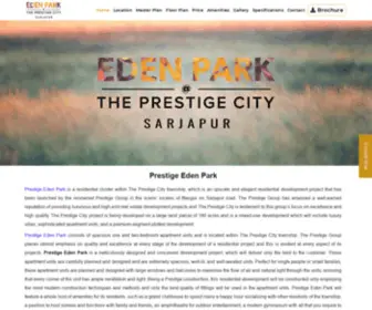 Prestigecityedenpark.co.in(Prestige Eden Park) Screenshot