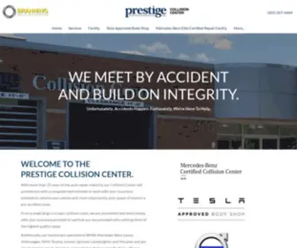Prestigecollisioncenter.com(Prestige Collision Center) Screenshot