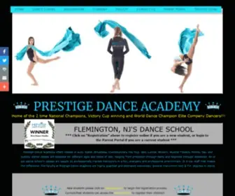 Prestigedancenj.com(Prestige Dance Academy) Screenshot