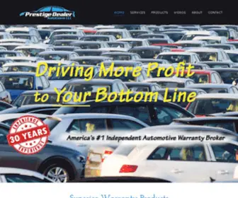 Prestigedealersolutions.com Screenshot