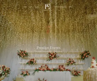 Prestigeeventshouston.com(Floral & Fine Linens) Screenshot