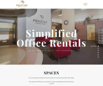 Prestigeexec.com(Office Space For Rent) Screenshot