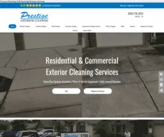 Prestigeexteriorcleaning.com(Prestige Exterior Cleaning) Screenshot